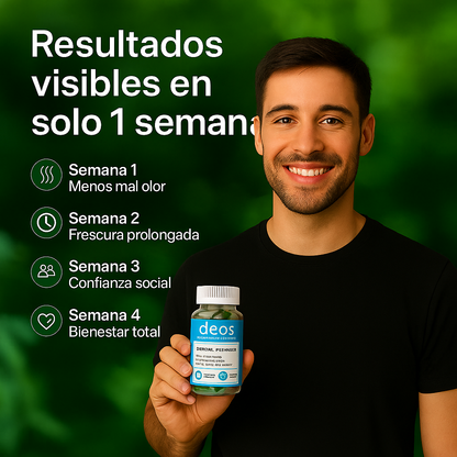 OdoFree™ | Capsulas Naturales para el Olor Corporal (OFERTA 2X1)