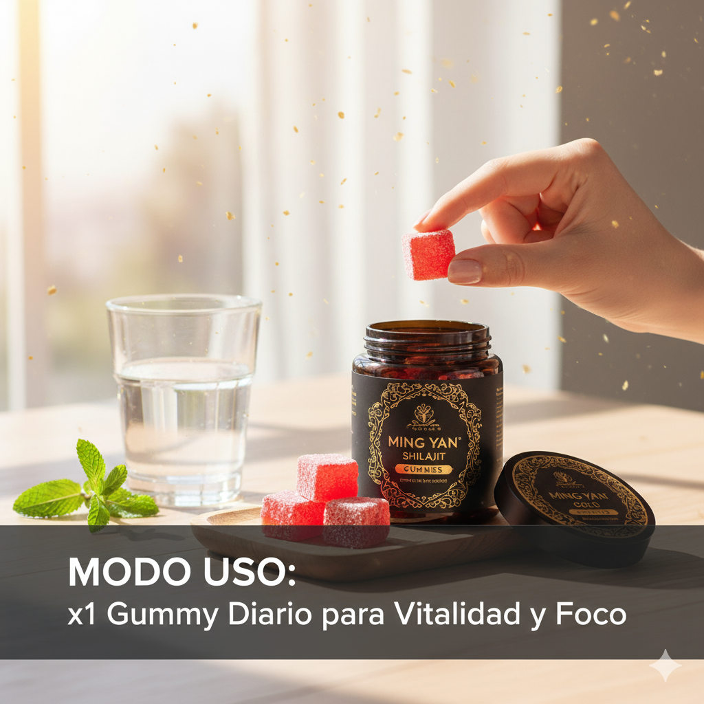 Shilajit Gummies™ | Gomitas Naturales para Energía y Rendimiento
