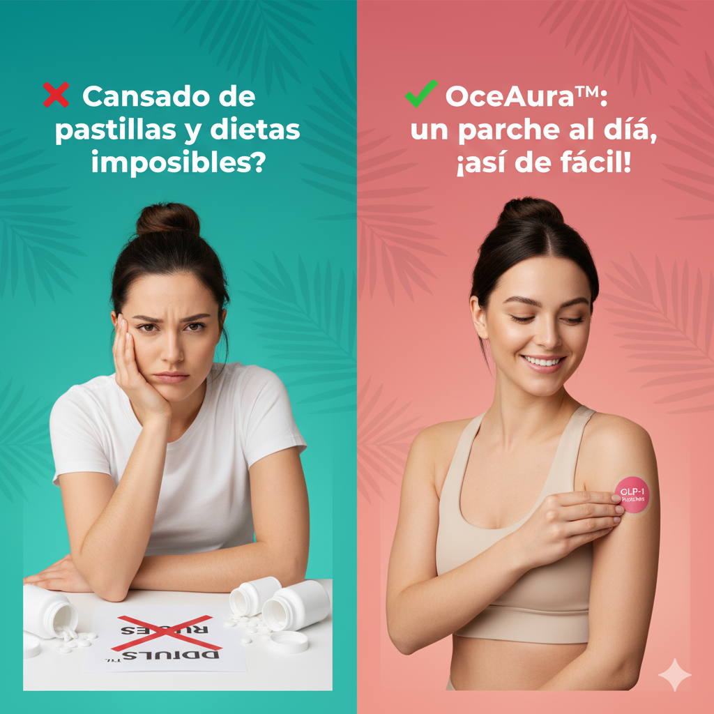 OceAura™ | Parches Naturales Para Control de Peso
