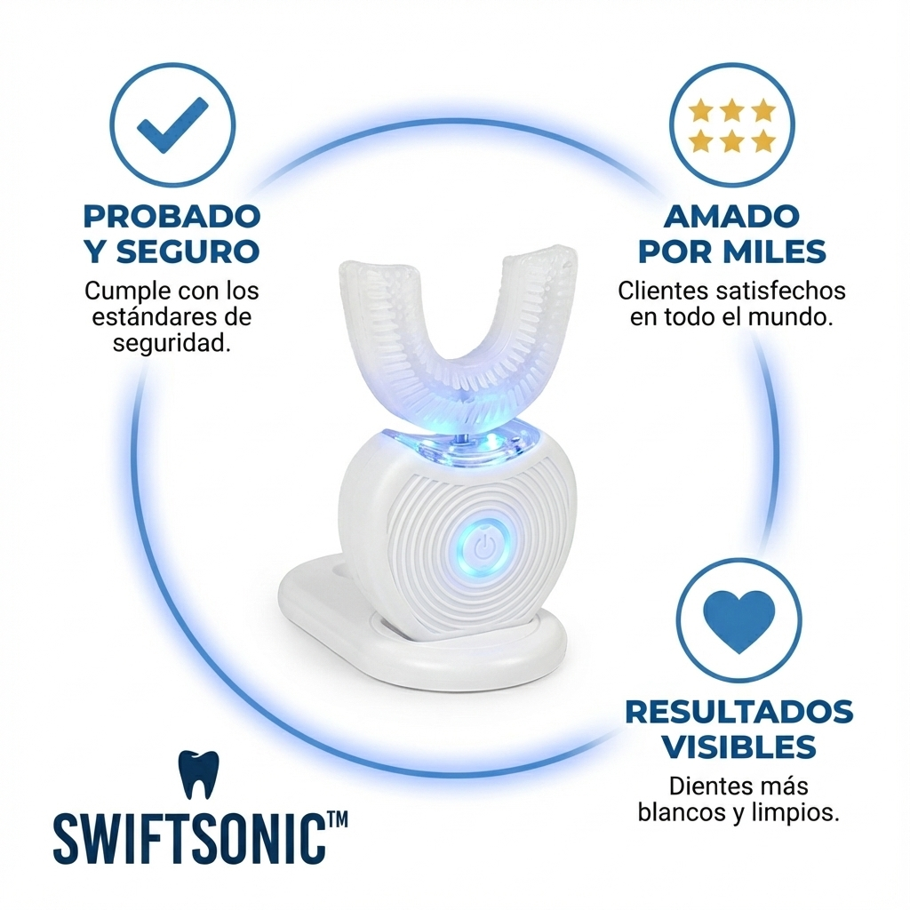 SwiftSonic™ – El cepillo 360º de alta velocidad